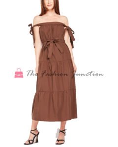 Cheap maxi dresses uk - Best Mexi Dresses for Womens 6 Off Shoulder Tie Up Maxi Dress for Women