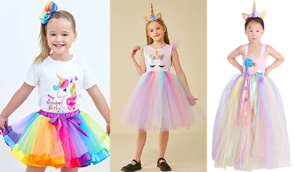Unicorn Birthday Outfits for Girls