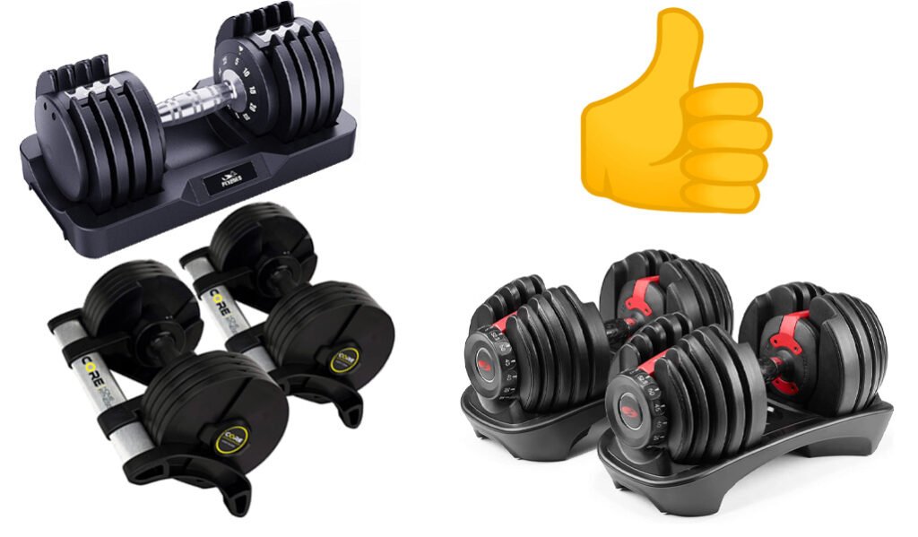 best adjustable dumbbells