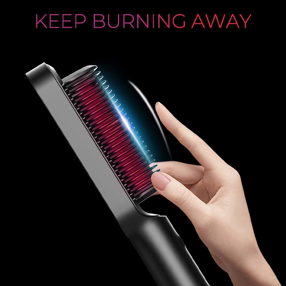 hair straightener brush